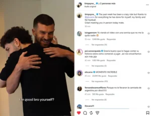 Tim Payne conoció al streamer argentino que lo hizo viral