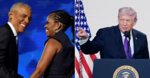 Donald Trump durante un acto de campaña en Estados Unidos