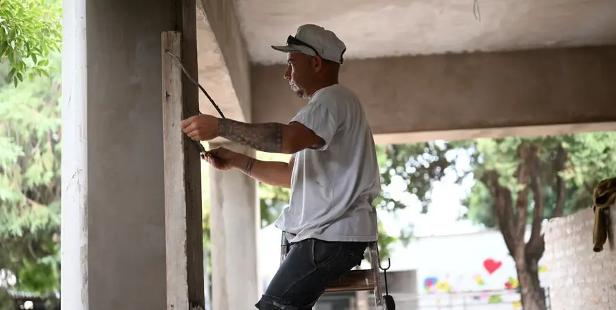 Villa Gobernador Gálvez refuerza escuelas con obras por $38 millones